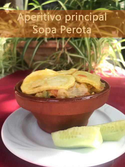 Apreitivo principal de Sopa Perota