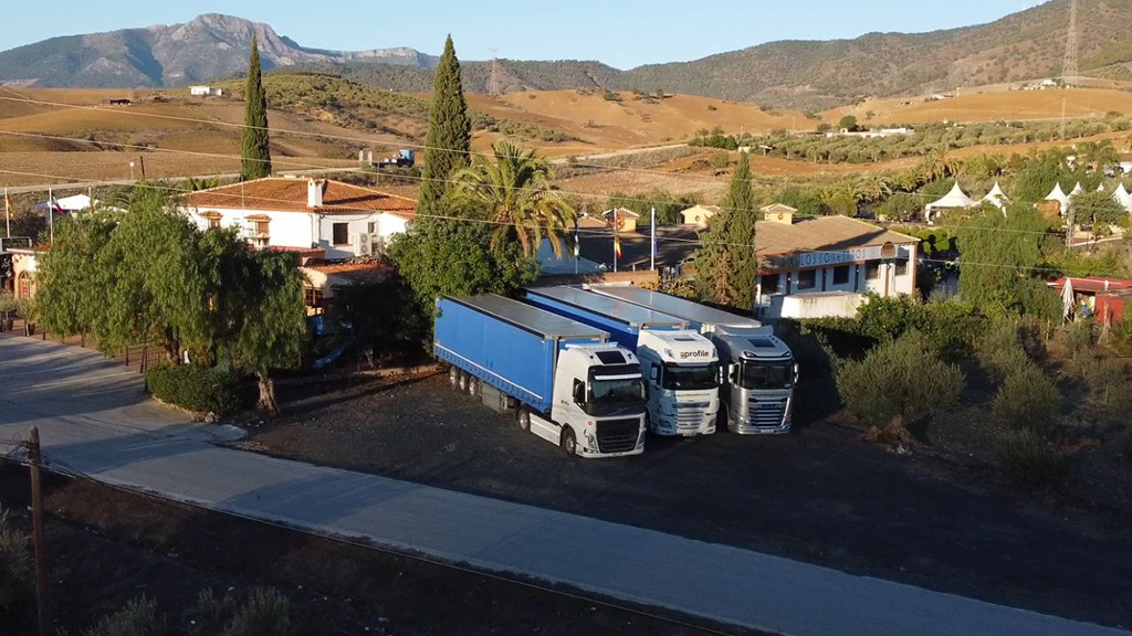 Parking bus truck