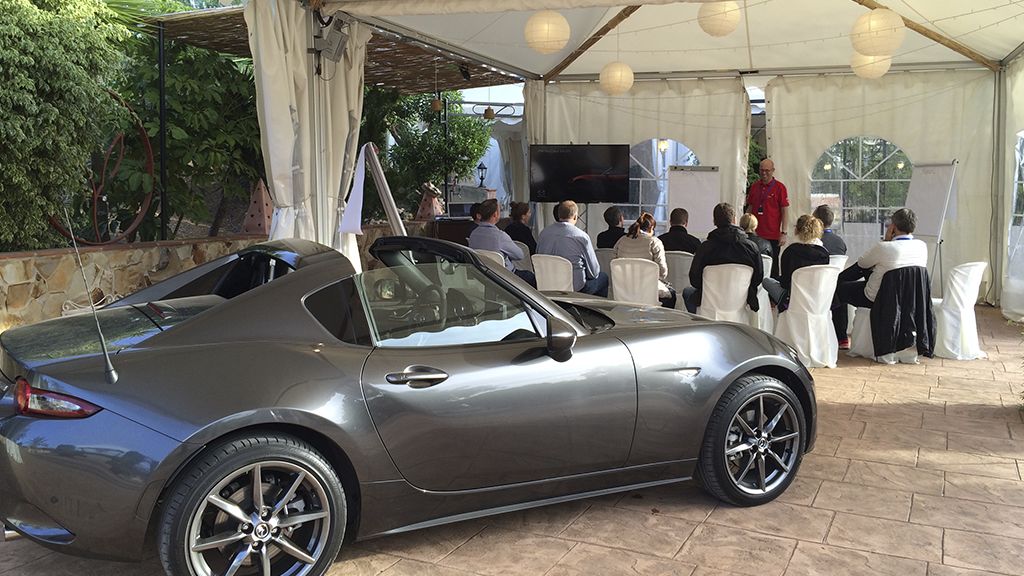 Presentación de coches en Málaga